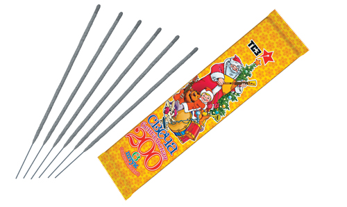  Бенгальские свечи 6 шт 200 мм в пакете  в Кандалакше